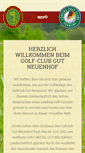 Mobile Screenshot of golfclub-gut-neuenhof.de